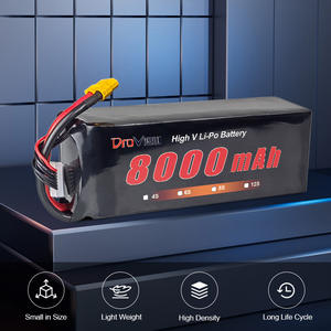 Аккумулятор для дрона 6S 8S 35C 70C 22,8 В 8000 мАч 9000 мАч 10000 мАч Lipo аккумулятор 7 дюймов 10 дюймов 13 дюймов 15 дюймов FPV Аккумулятор для дрона - Product Image 5