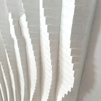Peinture murale 3d minimaliste moderne décoration d'hôtel de salon art mural peinture en relief d'art de texture blanche faite à la main