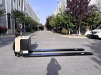 Transpalette électrique à usage intensif Capacité de 5 tonnes, 6 tonnes, 10 tonnes Transpalette électrique autoporté en vente Attachements pour chariot élévateur