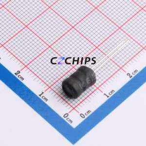 Inductor de Anillo de Color XR6*8-101K-L / Componente de Orificio Pasante (THT), D6xL8mm 100uH 10% 500mA 500mOhm - Product Image 1