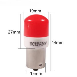 Ampoules LED T20 en céramique 1156 BA15S 7443 W21/5W 7440 W21W pour voitures, feux de recul et de stationnement 3030 LED, rouge, blanc, ambre, 12-24V - Product Image 2