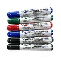 Marqueur effaçable à sec noir, rouge, bleu, classique, durable, écologique, non toxique, pour le bureau et l'école