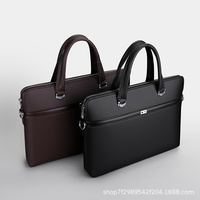 Sacoche pour ordinateur portable 14 pouces en PVC pour homme, sac de voyage d'affaires, sac fourre-tout pour trajets quotidiens, vente en gros d'usine