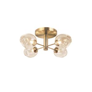 צפון אירופה בועת כדור זכוכית עיצוב קריסטל מודרני led תקרת אור נברשת תקרת מנורת מעלית עבור שינה - Product Image 4