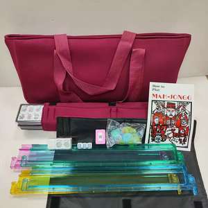 Juego de fichas de mahjong de melamina de 30 mm baratas con bolsa - Product Image 2