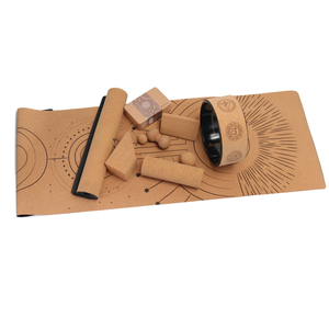 Bloques de <span class=keywords><strong>Yoga</strong></span> de Corcho Natural Orgánico 100% de Alta Densidad y Madera Gruesa con Logotipo Personalizado - Product Image 6