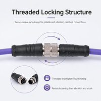 Cable Ethernet Industrial para Exteriores, Personalizado M12 M16 para M20, Carcasa de Cerámica, Impermeable, 48V IP68, 5P 8P8C, para Bicicletas Eléctricas