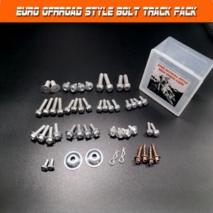 Euro Bolt Hardware Track Pack 50pcs pour <span class=keywords><strong>KTM</strong></span>/HSQ <span class=keywords><strong>SX</strong></span> EX EXC moto <span class=keywords><strong>Mini</strong></span> kits de boulons métriques kit de matériel de boulon dirt bike - Product Image 5
