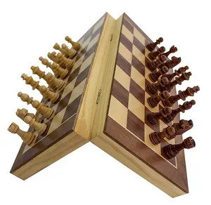 عالية الجودة مخازن بيع شطرنج خشبي مجموعة