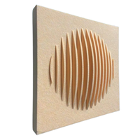 Diffuseur acoustique d'isolation phonique de haute qualité pour usage domestique forme carrée 50x50x10cm matériau PET + PU 30-50dB Absorption acoustique