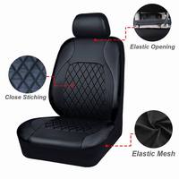 Housses de siège de voiture universelles en cuir PVC quatre saisons Design sportif pour BMW Golf X1 Touareg Passat Tesla CC X3 modèles