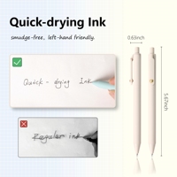 Stylos gel à encre noire GZ-IRON 0,5 mm, stylos promotionnels, logo personnalisé, impression UV, vente en gros, ensemble en plastique, pour le bureau et l'école
