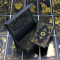 Cartes de tarot personnalisées avec boîte et guide en option, taille et design sur mesure pour cadeau, directement du fabricant