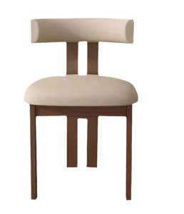 Chaise de salle à manger scandinave en bois massif nouvelle chaise de thé Normcore de concepteur chinois pour les ventes d'hôtel bureau club loisirs style italien - Product Image 1