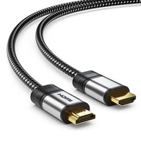 Câble Xput 48 Gbit/s 8K 4K 120 Hz 0,5 m-3 m Mâle-Mâle avec gaine en PVC, connecteurs plaqués or CE/ROHS pour lecteur DVD blindé tressé
