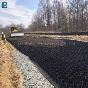 HDPE mật ong Lược nhựa geocell kết cấu đục xây dựng đường giữ lại tường sỏi lưới nhà sản xuất giá PP Geo di động - Product Image 1