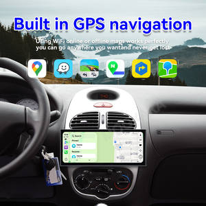 Autoradio MOOKAKA Qualcomm 15,8 pouces Android 15 pour Peugeot <span class=keywords><strong>206</strong></span> 2002-2010, lecteur DVD, système audio, GPS, unité principale - Product Image 2