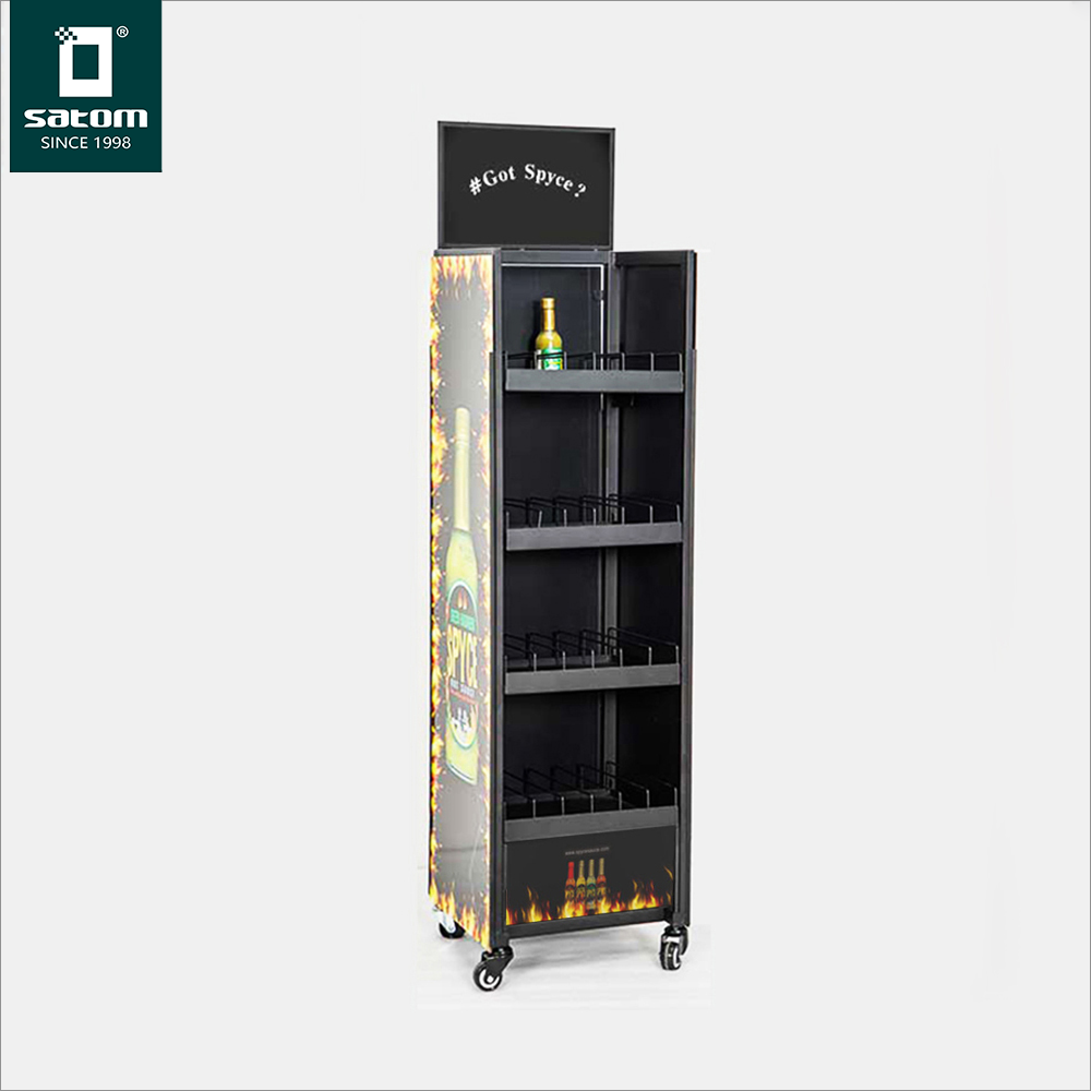 Buy In Bulk Hot Sauce Rack Cardboard Display Stand