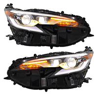 Phare avant à LED matricielle double faisceau direct avec lentille de projecteur DRL Plug & Play pour Toyota Granvia 2021-2026 – Amélioration du phare