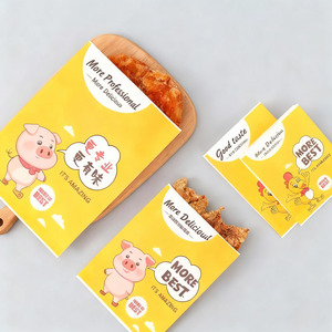 Sacs en papier personnalisés en gros, de qualité alimentaire, bon marché, pour pain, biscuits, beignets, pop-corn, sacs en papier brun pour pop-corn, sacs en papier doublés anti-graisse - Product Image 1