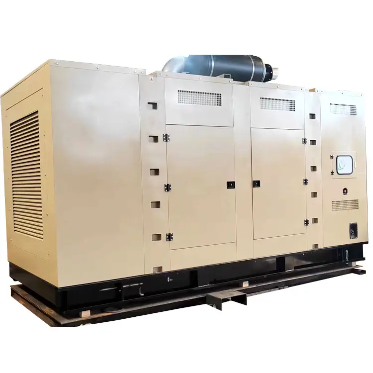 Generator Diesel Speaker senyap 1000KVA Guangxi Yuchai, Set Generator Diesel 800KW daya cadangan besar, peralatan catu daya darurat