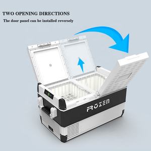 Nevera con compresor grande 95L 12V 24V Nevera Congeladores <span class=keywords><strong>de</strong></span> doble zona para 4x4 todoterreno Coche Caravana al aire libre Camping - Product Image 5