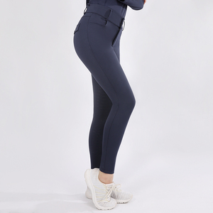 <span class=keywords><strong>Pantalon</strong></span> <span class=keywords><strong>d</strong></span>'<span class=keywords><strong>équitation</strong></span> en silicone à siège intégral pour femmes <span class=keywords><strong>Pantalon</strong></span> <span class=keywords><strong>d</strong></span>'<span class=keywords><strong>équitation</strong></span> taille haute en nylon personnalisé pour compétition équestre Jodhpurs - Product Image 3