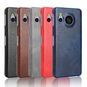 For Sharp Aquos Sense 7 Plus PU Leather Cell Phone Cover agnetic Anti-drop Phone Case Stand Card Holder - Black