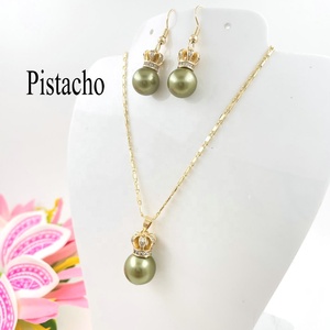 Jx215 Mẹ Và Cô Gái Vương Miện Ngọc Trai Set Với CZ Đá Khác Nhau Màu Sắc Ngọc Trai Có Sẵn Trẻ Em Dành Cho Người Lớn Chuỗi Vòng Cổ 14K Vàng Trang Sức - Product Image 3