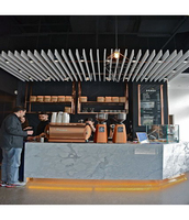 Comptoir de bar sur mesure en pierre d'onyx rétroéclairée rvb