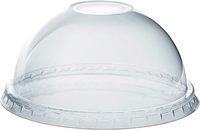 Couvre-gobelets en plastique PET réutilisables de 90 mm à 92 mm, les plus vendus, avec couvercle bombé anti-poussière pour gobelets à boisson de 100 ml, logo personnalisable, impression UV/sérigraphie