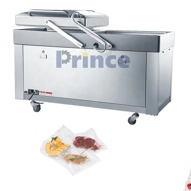 Multi-Function Double Chamber Vacuum Packing Machine Meat Rice Sausage Sandwich Whole Chicken Vacuum Sealer Pack Machine