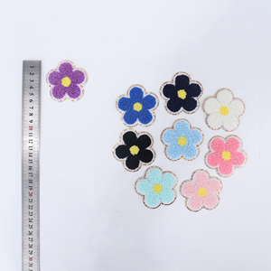 แพทช์สำหรับถุงเสื้อผ้าแผ่นติดกาวติดโบว์ผีเสื้อแผ่นปักลายดอกไม้ - Product Image 3