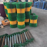 Ensemble de brosses automatiques oscillantes pour le corps des vaches, machine électrique de toilettage du bétail pour les fermes laitières