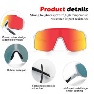 Gafas de sol unisex para deportes al aire libre, gafas fotocromáticas personalizadas para montar MTB béisbol polarizadas UV400 TR90 - Product Image 4