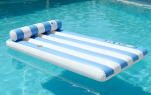 Lit de piscine gonflable portable pour la <span class=keywords><strong>plage</strong></span> et la piscine <span class=keywords><strong>avec</strong></span> sac de transport et pompe à air - Product Image 4
