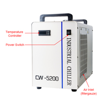 Refroidisseur industriel CW5200, refroidisseur à eau pour système de refroidissement laser et industriel