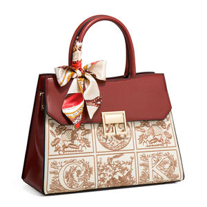 Cadeau de fête des mères pour <span class=keywords><strong>maman</strong></span>, sac à main de mariage rouge brodé pour jeunes mariés, sac à main de luxe pour grand-mère, sac à bandoulière - Product Image 1