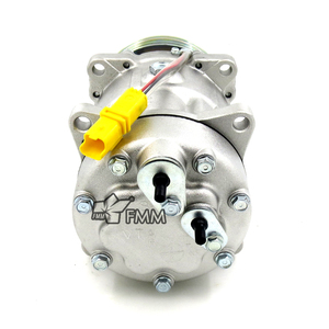 6453JN 9646416780 voiture AC <span class=keywords><strong>compresseur</strong></span> 12V pour Citroen C4 Fiat Peugeot 307 806 <span class=keywords><strong>compresseur</strong></span> de climatisation 6453LX 1240 1228F - Product Image 3
