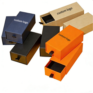 Boîtes en papier YZ, logo personnalisé, boîte à tiroir en carton, conçue pour l'emballage de parfum, emballage adapté aux produits de marque de parfum - Product Image 1