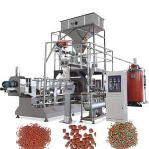 Floating <b>Fish</b> Feed Manufacturing Machinery with PLC Motor <b>Pump</b> & Gear-380V Dog Food Production Processing Line - Product Image 1