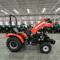 Mini Tractor Agrícola de 50hp 4x4 con Implementos Agrícolas para Invernadero, Viñedo y Huerto