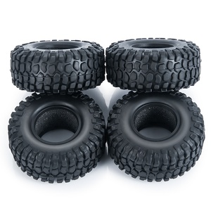 Lốp Bánh Xe Cao Su Mềm <span class=keywords><strong>1.0</strong></span> 4 Cái/bộ 50/54Mm Cho 1/24 SCX24 90081 AXI00001 AXI00002 Phụ Tùng Nâng Cấp Lốp Xe Bánh Xích Xe Hơi Điều Khiển Từ Xa - Product Image 2