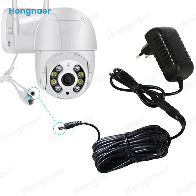 Hongnaer Produtos mais vendidos 2023 12V 5A Adaptador AC/DC Alimentação Para Monitor CCTV Camera