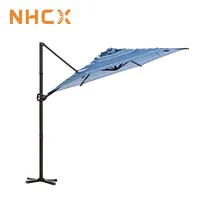 Parapluie d'extérieur étanche, hkhcx, grand format, en porte-à-faux, pour café, professionnel