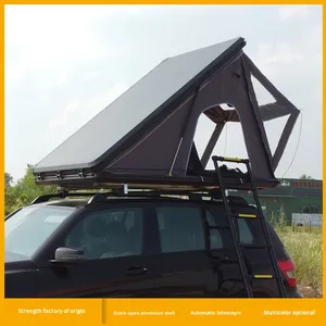 New Arrival Quick-Opening Fully Automatic Triangle Rooftop Tent All Seasons Waterproof Car <b>Camping</b> Roof Top Tent Car Roof Top Te - Product Image 3