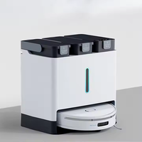 Robot de sol Aspirador Aspirateur Station et vadrouille Autonettoyant Lavage Épurateur Robotique Commercial Aspirateur vadrouille et balayeuse