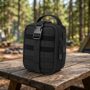 Pochette Médicale Technique pour Traumatismes, Organisateur MOLLE, Poche de Soins aux Blessés, Sac de Premiers Secours pour la Sécurité Publique, en Nylon Tendance Résistant à l'Eau - Product Image 3