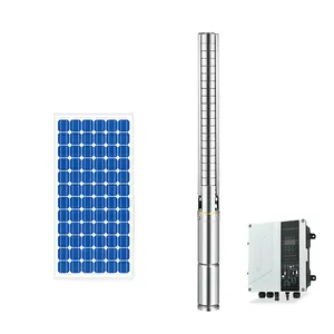 Bomba Solar De Rega Agricultura 2200W 3Hp Ac Dcボアホールポンプソーラーファームウォーターポンプ農業用