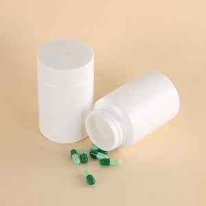 White Jar Customized Capsule <b>Bottle</b> Pharmaceutical Packaging HDPE Plastic Capsule For Health Products <b>Pill</b> Can With Screw Cap - Product Image 1
